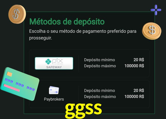 O cassino ggss oferece uma grande variedade de métodos de pagamento